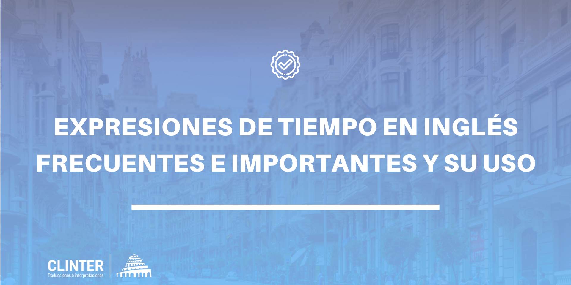 Inglés expresiones de tiempo