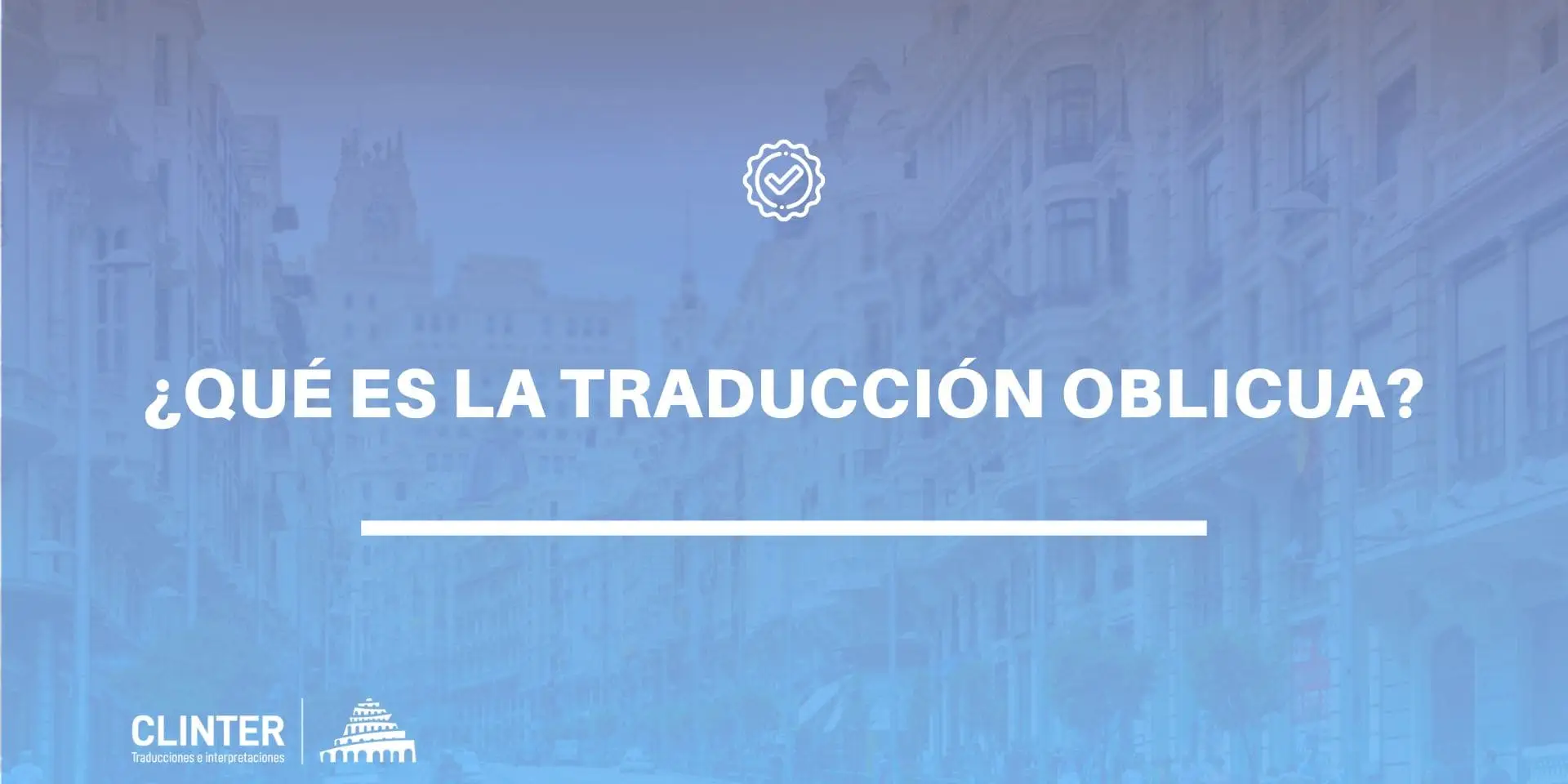 Qué es la traducción oblicua