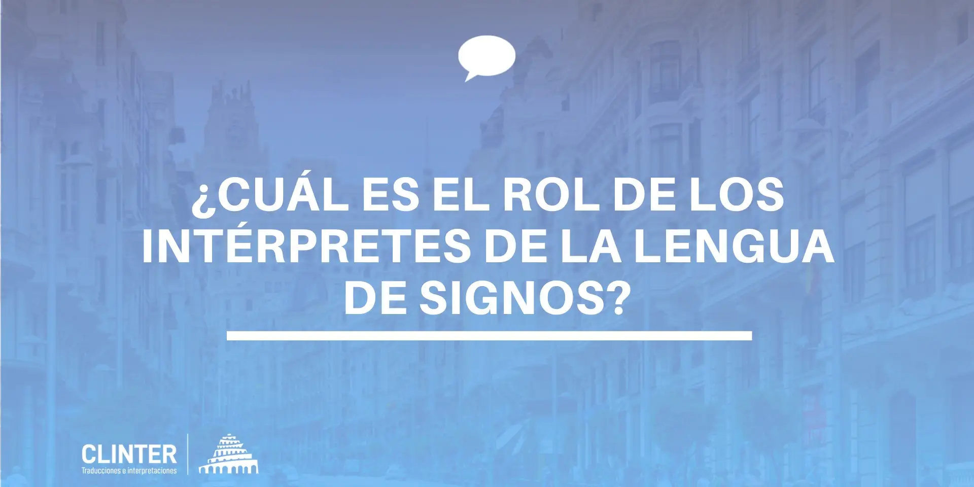 Rol de los intérpretes de la lengua de signos