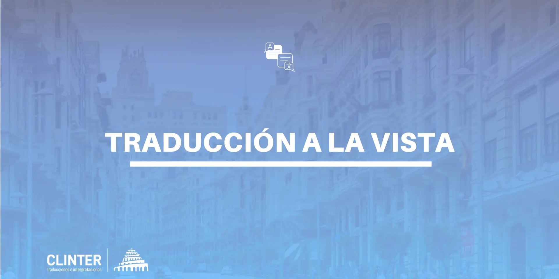 traduccion a la vista