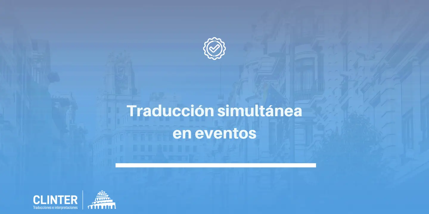 Traducción simultánea en eventos