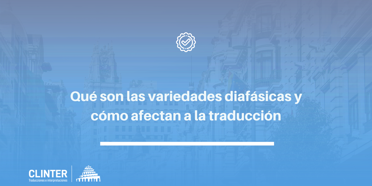 Variedades diafásicas y traducción